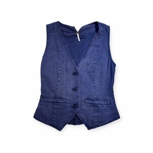 Young Fabulous & Broke Navy Vest